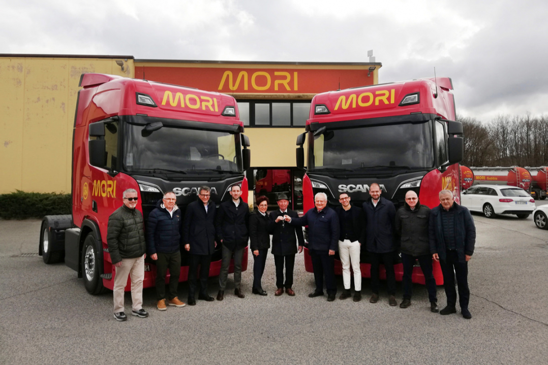 All’azienda umbra Autotrasporti Mori 12 unità della nuova generazione Scania