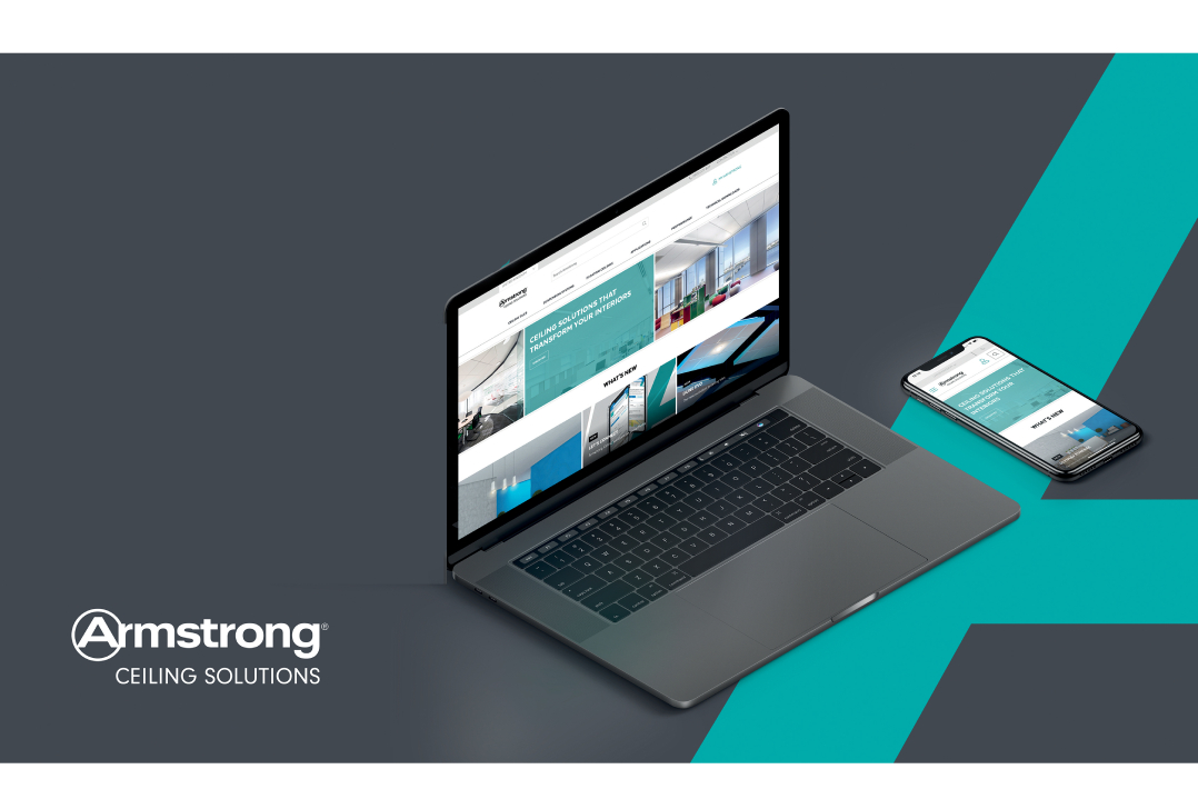 Armstrong Ceiling Solutions lancia il nuovo sito web  Prodotti, dall’elevato valore aggiunto e servizi, a portata di click