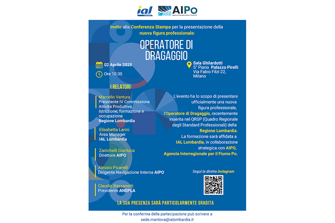 Operatore di dragaggio. Corsi di formazione