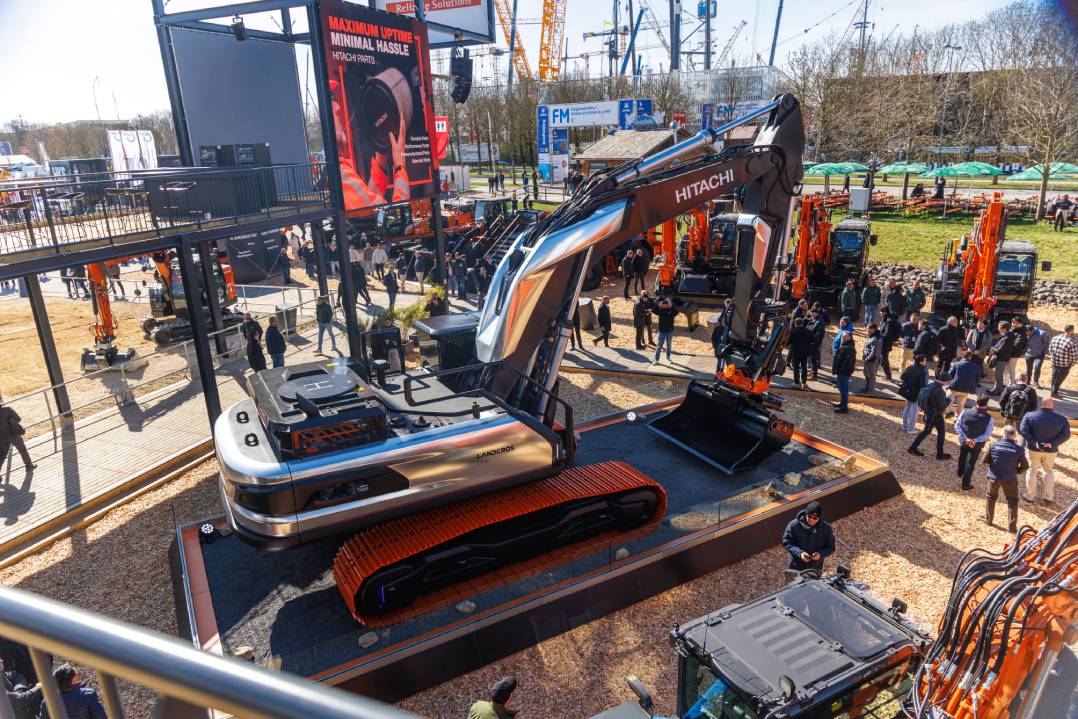 Hitachi CME presenta il concetto di escavatore LANDCROS One a Bauma 2025