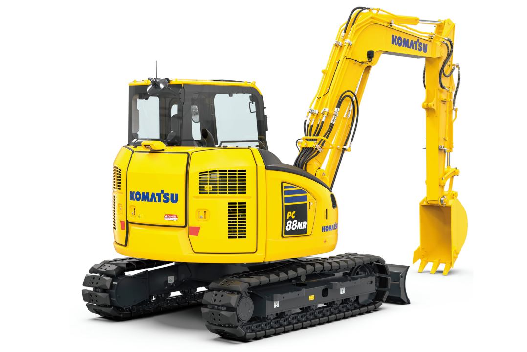 Midi-escavatore PC88MR-11 Komatsu Europe al Intermat 2024