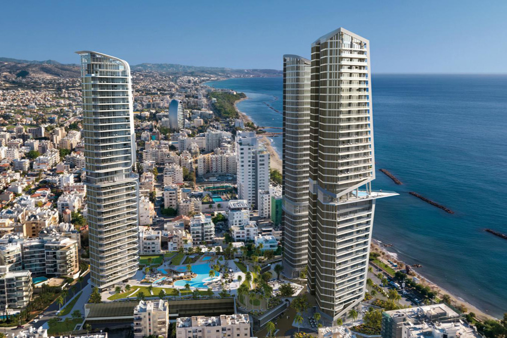 Potain Tower Cranes supporta e sostiene il progetto Trilogy sulla costa di Limassol, a Cipro