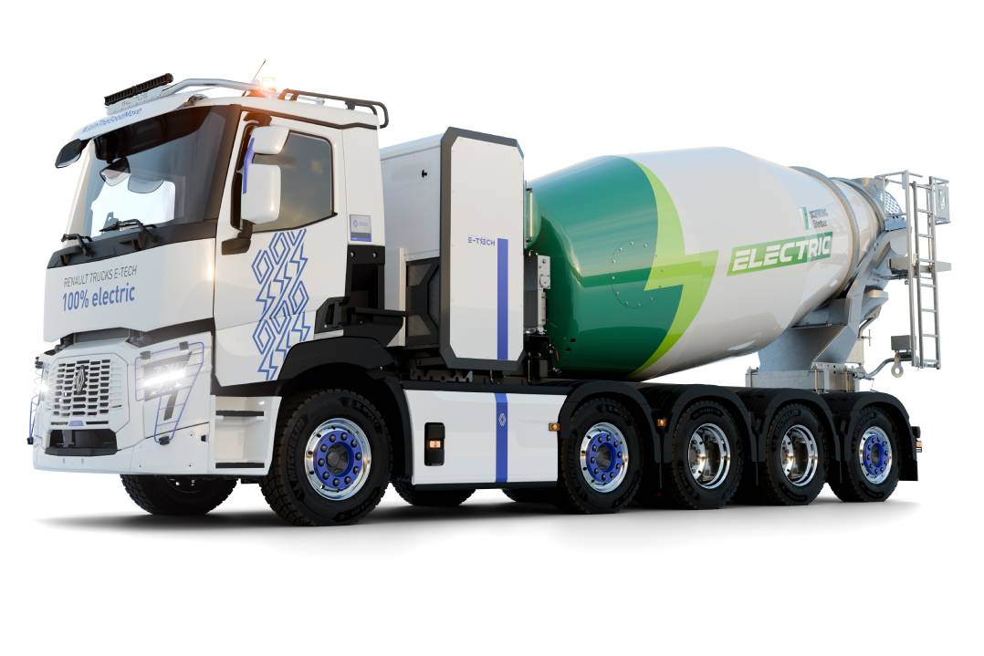 Renault Trucks e Schwing Stetter presentano una soluzione innovativa per il trasporto del calcestruzzo senza emissioni di carbonio