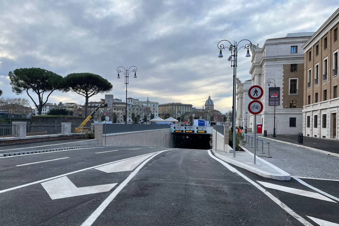 Giubileo, ANAS ultimati i lavori di Piazza Pia e del prolungamento del sottopasso Lungotevere in Sassia