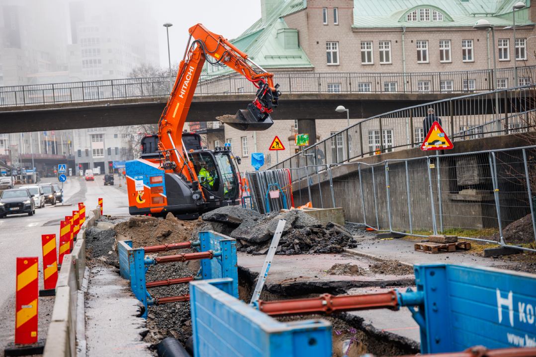 Hitachi Construction Machinery contribuisce a costruire una Stoccolma migliore