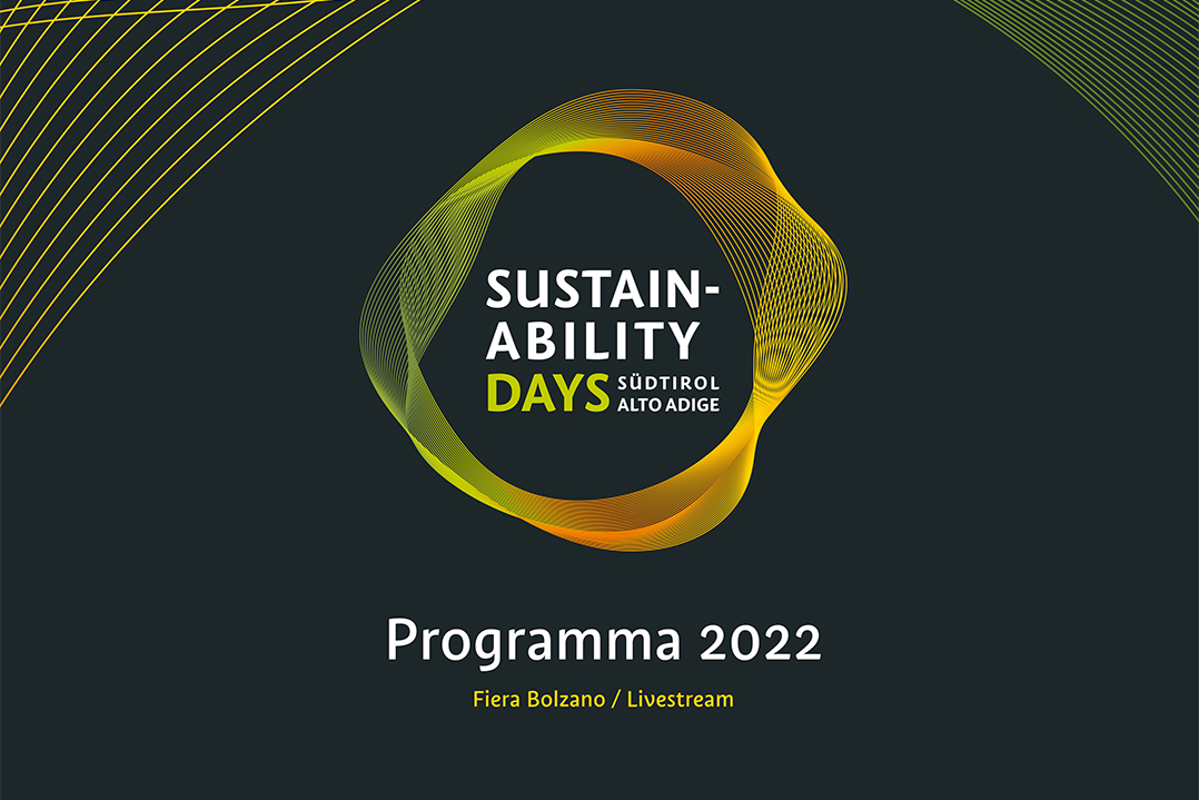 Sustainability Days: dal 4 al 9 settembre l’Alto Adige