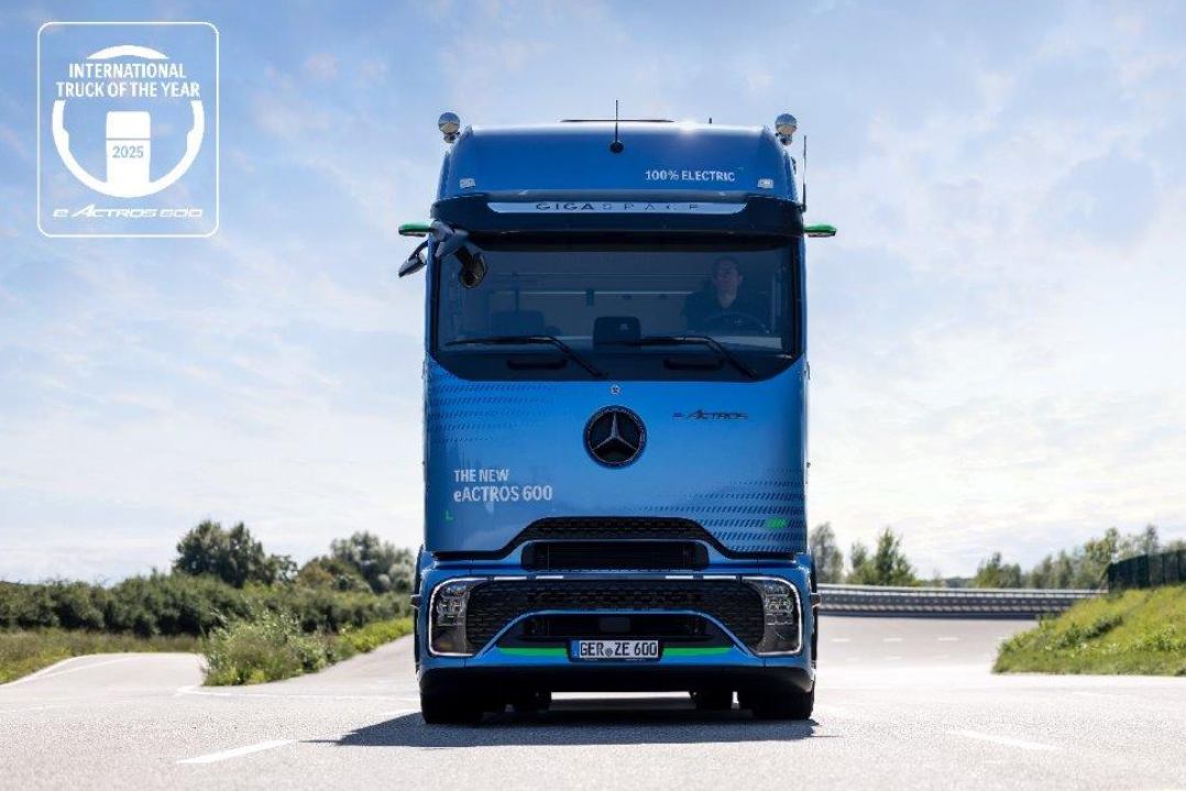Il Mercedes-Benz eActros 600 è “International Truck of the Year 2025”