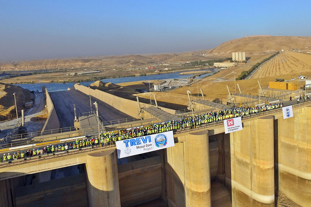 Il progetto della riabilitazione della diga di Mosul realizzato da Trevi vince il “DFI Outstanding Project Award 2022”