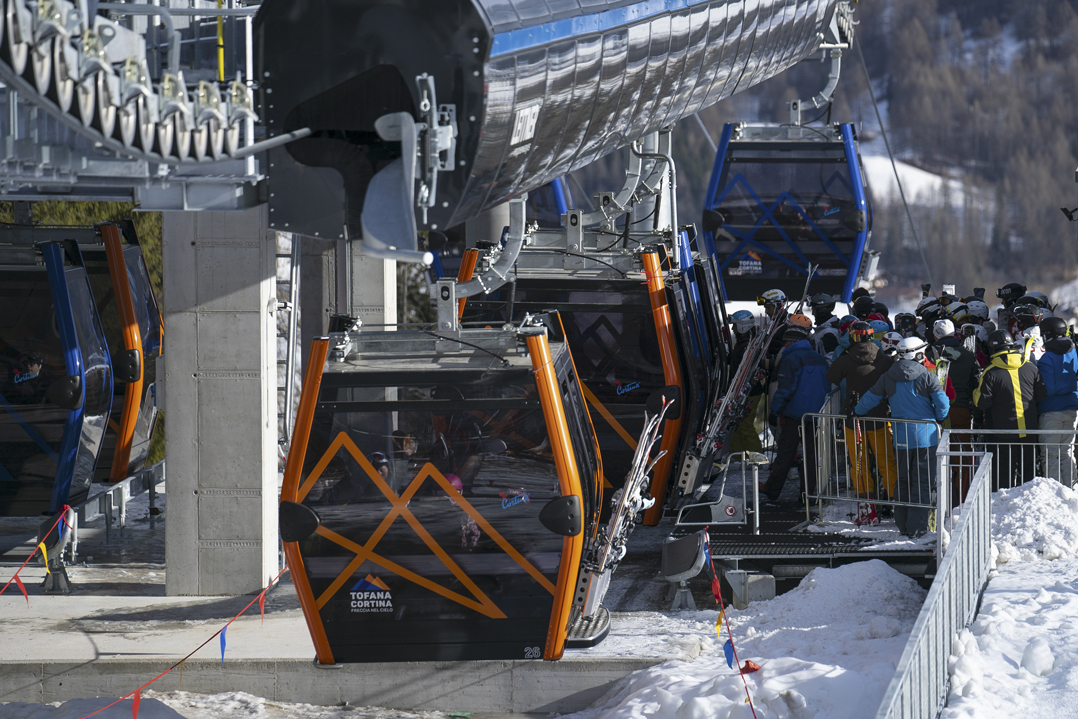 Inaugurata a Cortina la prima e nuova cabinovia Tofana – Freccia nel Cielo