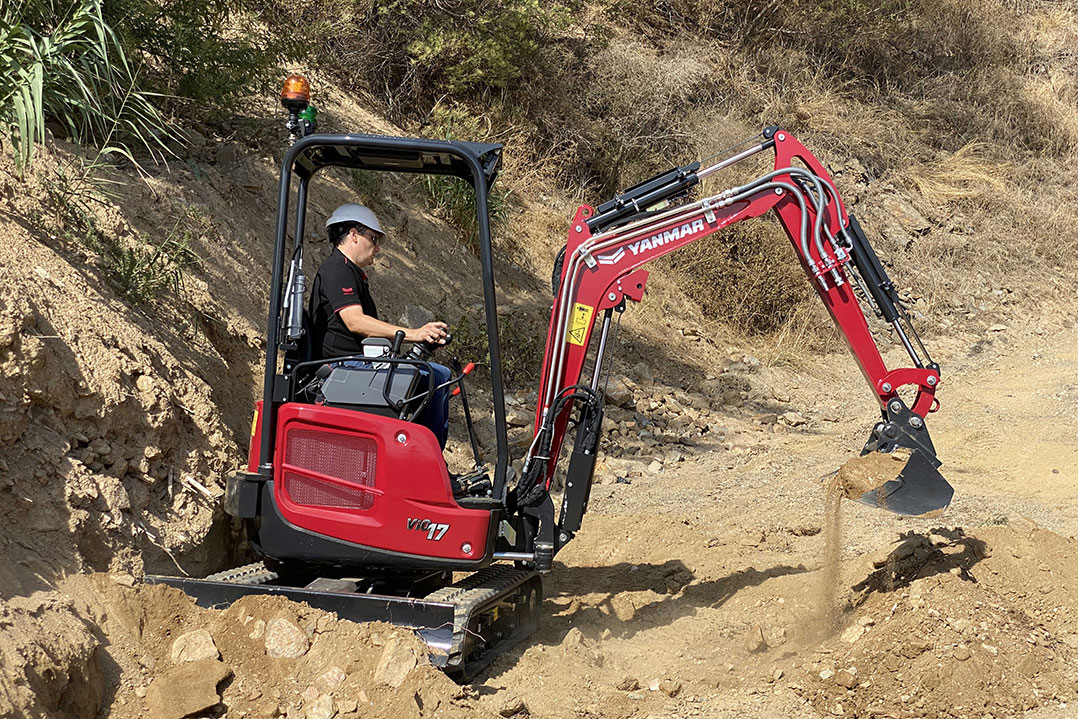 Yanmar presenta il mini-escavatore ViO17 di prossima generazione