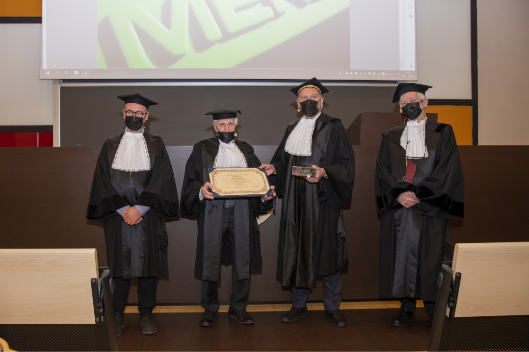 Il Politecnico Di Torino conferisce ad Amilcare Merlo la Laurea Honoris Causa in Ingegneria Meccanica