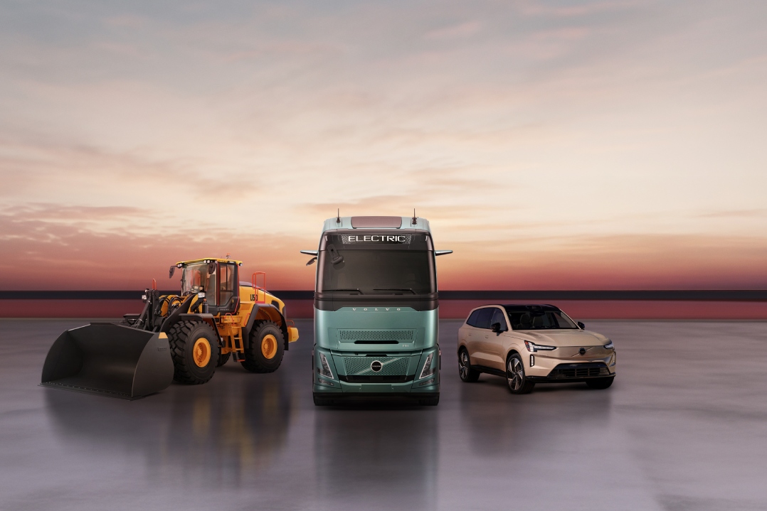 Volvo Trucks, Volvo CE, Volvo Car e Volvo Financial Services insieme a Ecomondo 2025