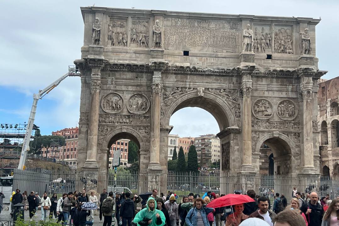 La piattaforma MULTITEL MJ 375 al servizio dell’Arco di Costantino