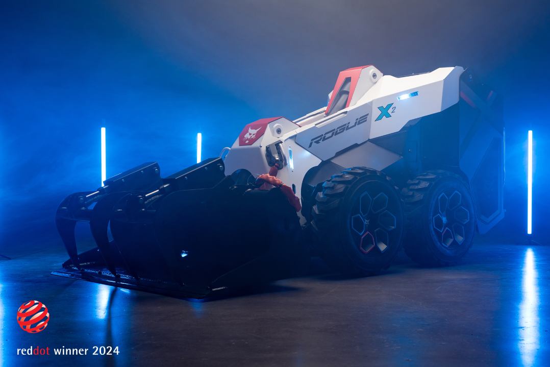 Bobcat insignita del prestigioso Red Dot Design Award per il concept della pala compatta RogueX2