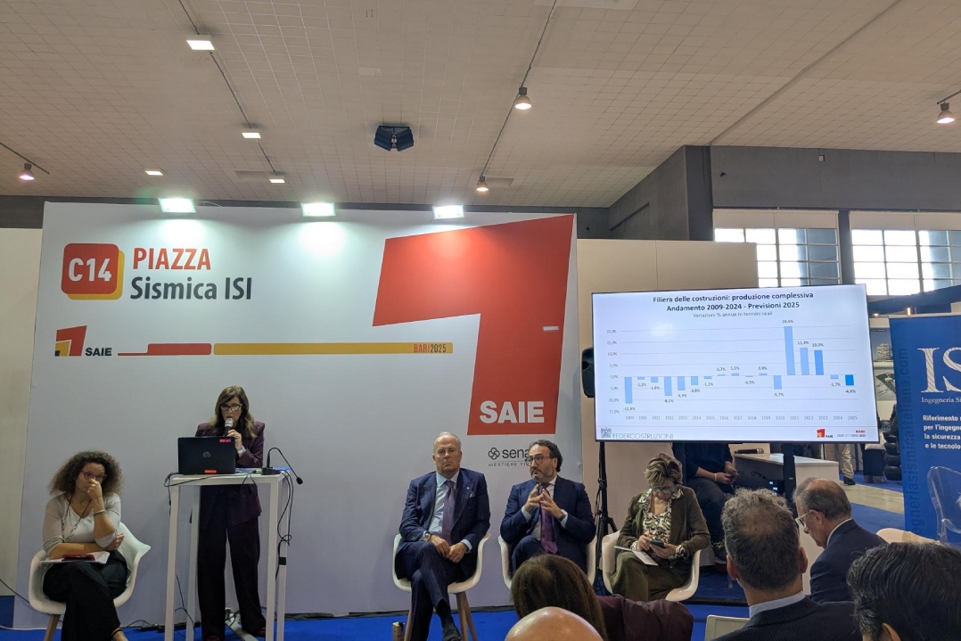 SAIE Bari 2025: cresce l’occupazione nella filiera delle costruzioni