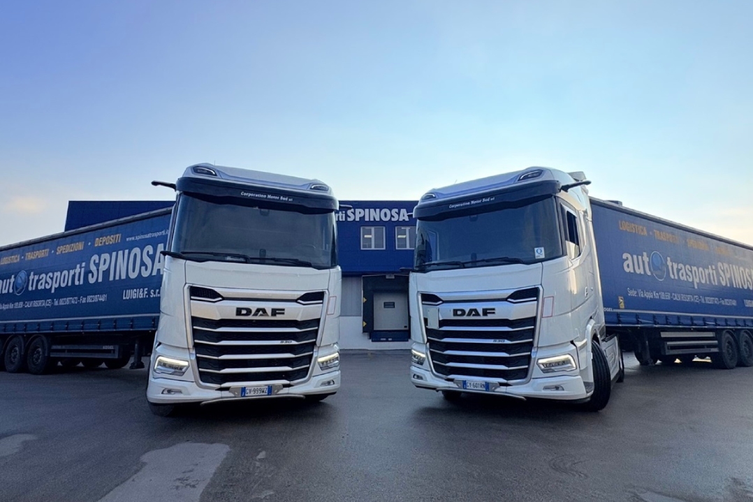 Autotrasporti Spinosa investe su tre DAF XG530 New Generation: prestazioni e affidabilità guidano la scelta