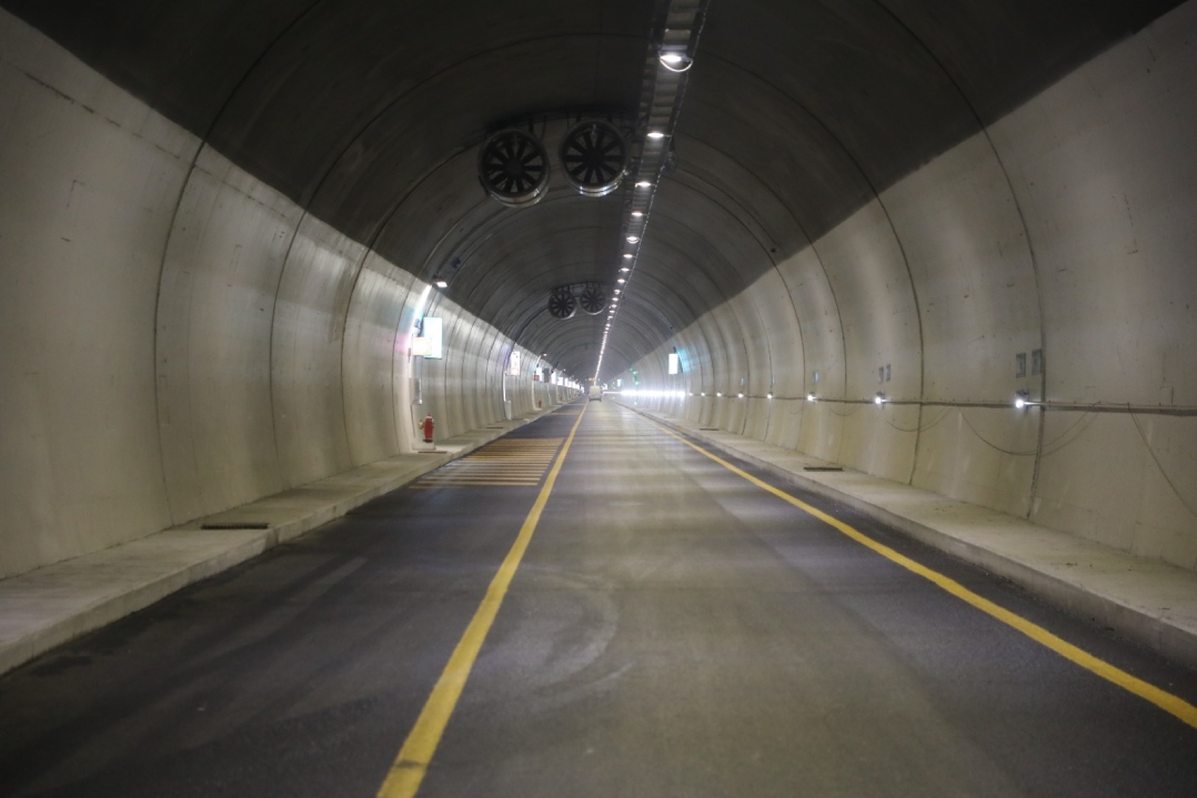 Anas, inaugurato il nuovo Tunnel di Tenda