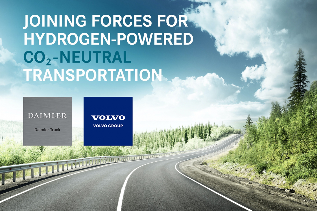 Il Gruppo Volvo e Daimler Truck AG intendono costituire una joint venture sulle celle a combustibile