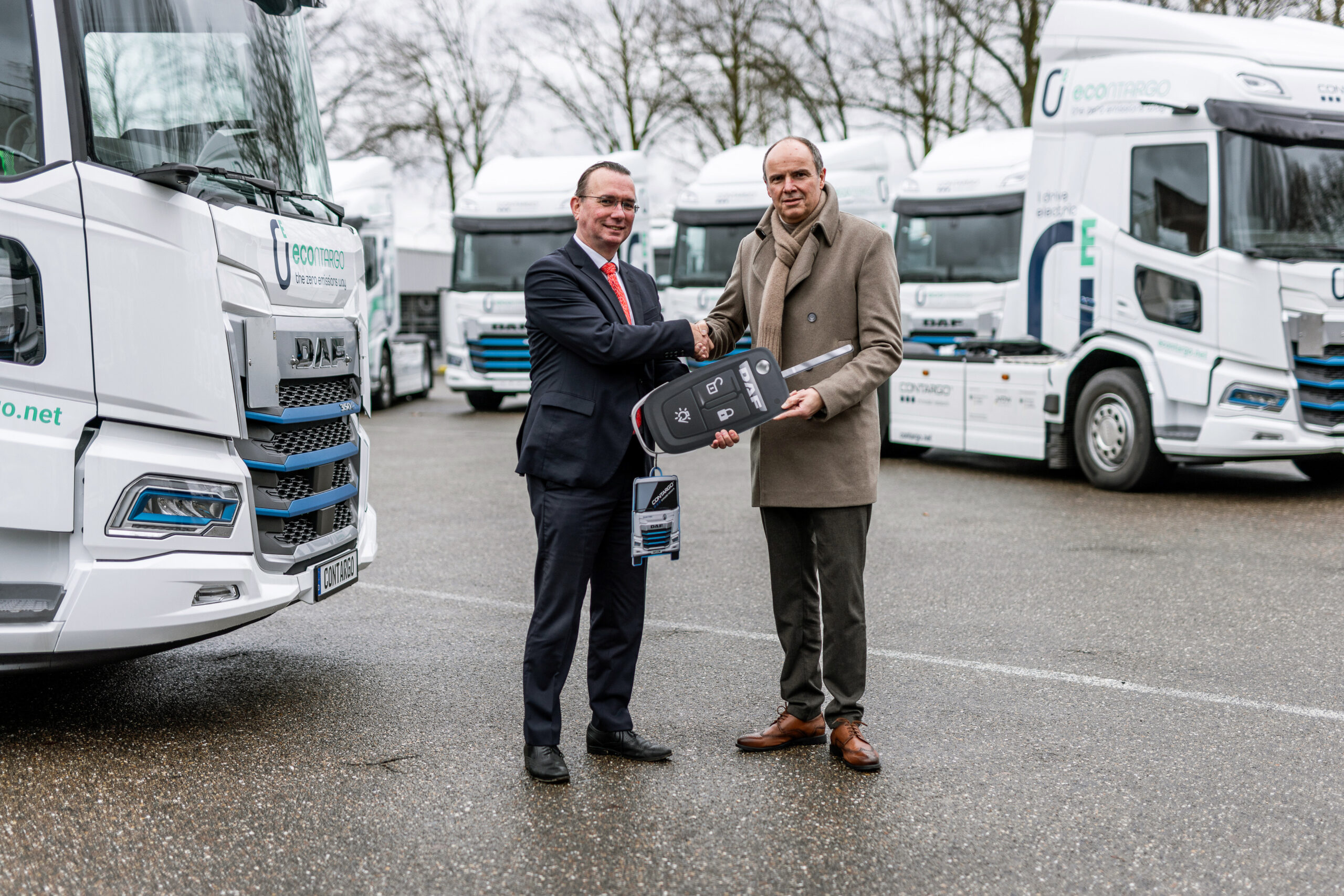 Contargo mette in circolazione 33 veicoli DAF XD Electric