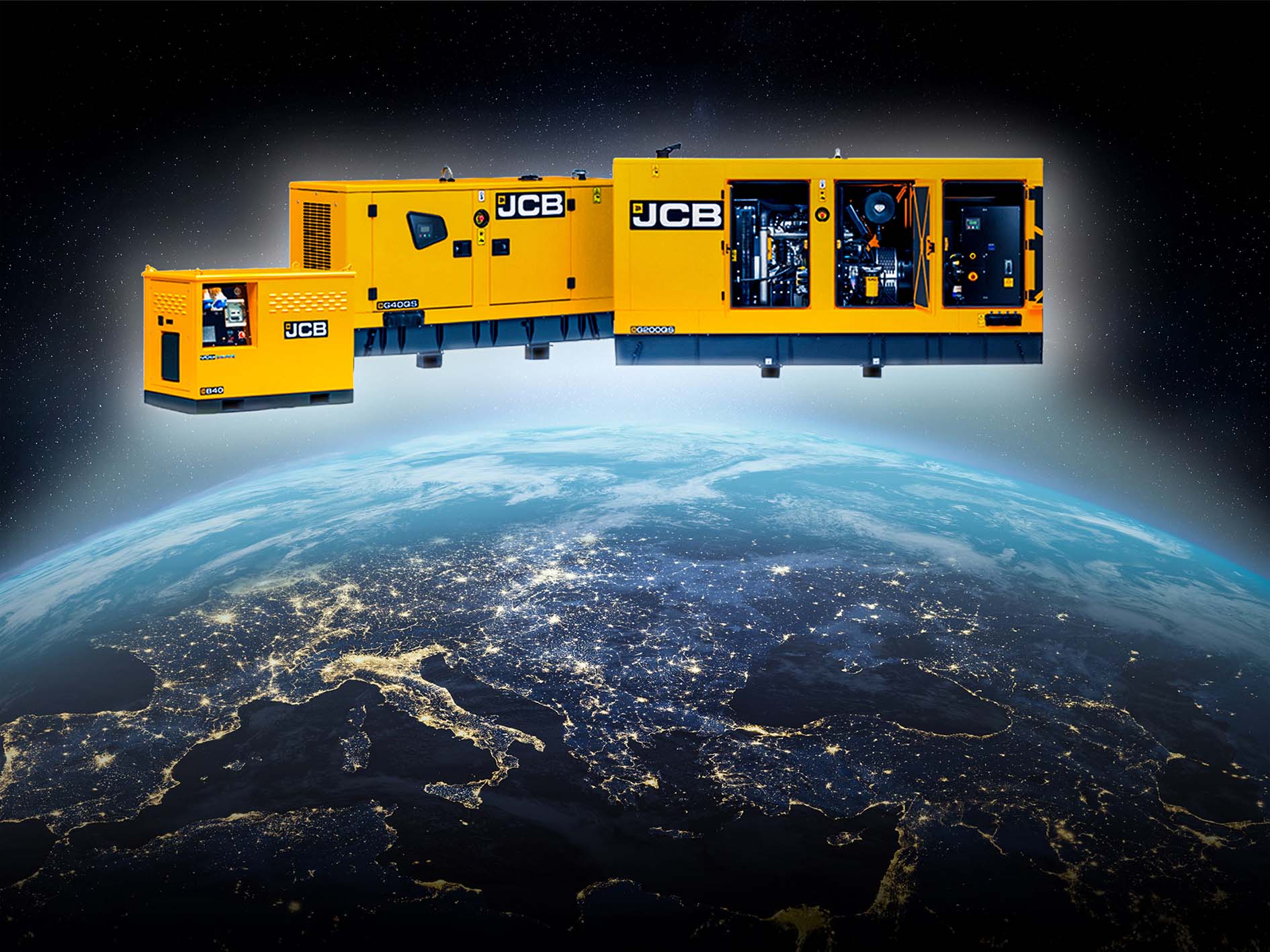 JCB lancia la nuova gamma di generatori: energia e affidabilità si uniscono alla massima efficienza di servizio