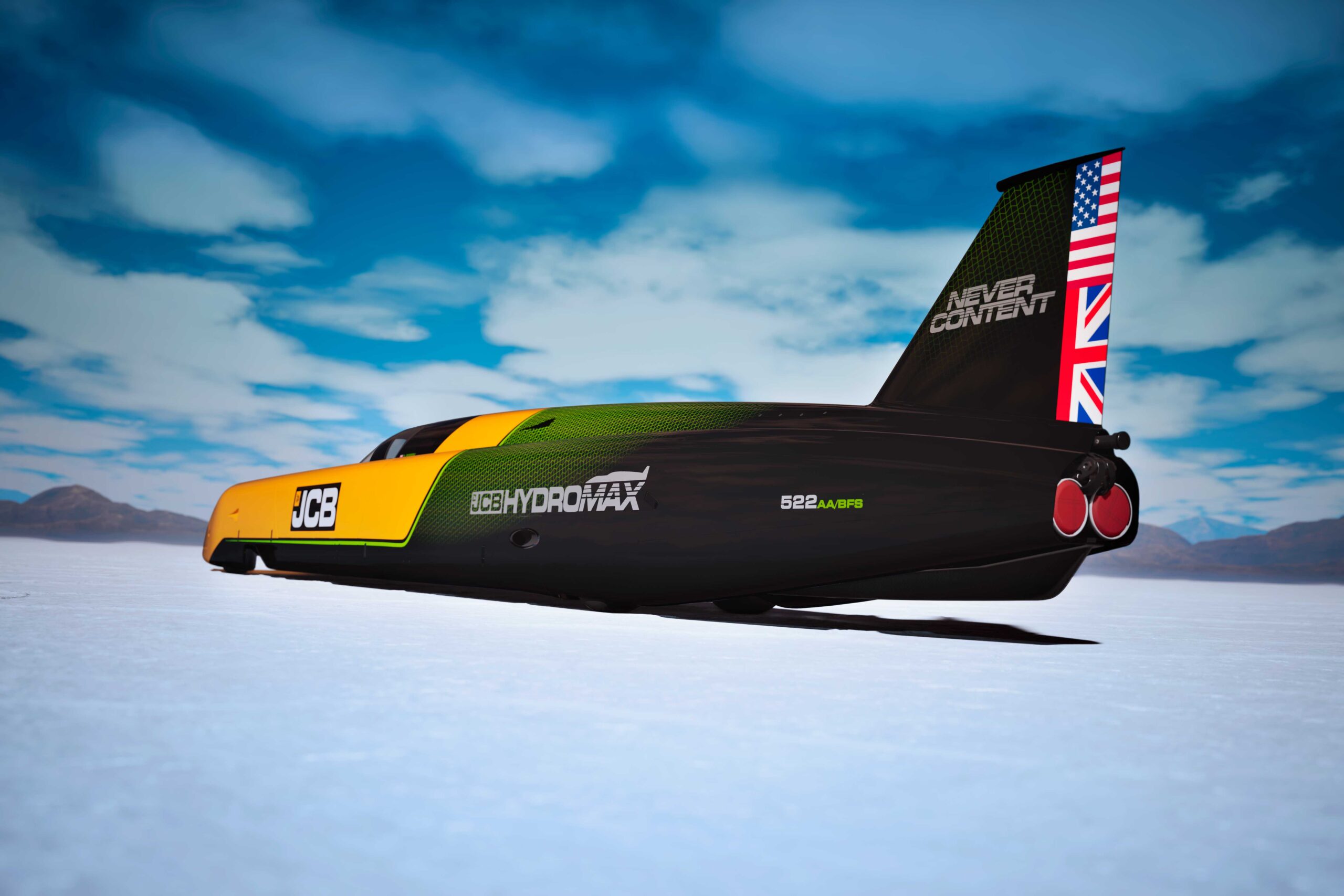 JCB punta a un nuovo record di velocità su terra con i propri motori a idrogeno
